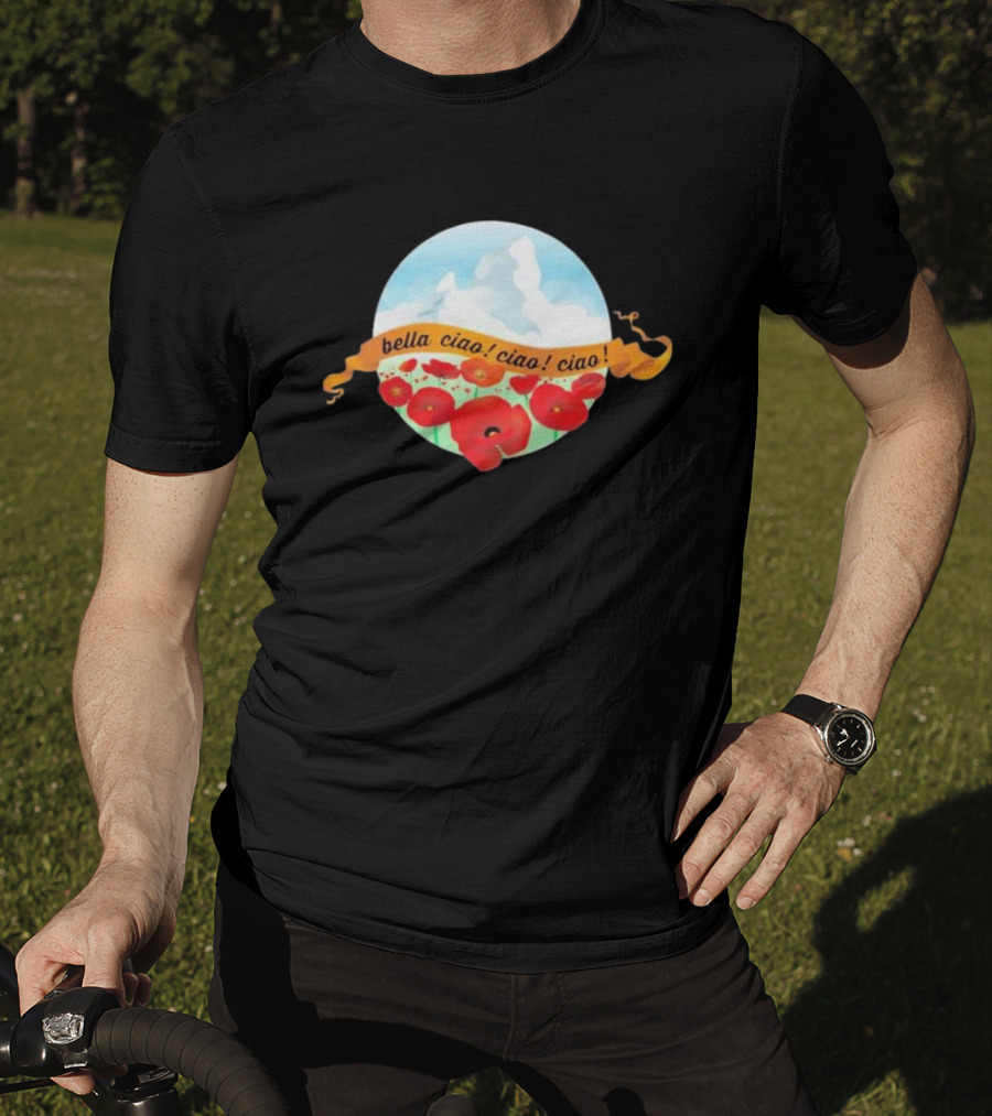 Bella Ciao Ciao Ciao Poppy Field T-Shirt