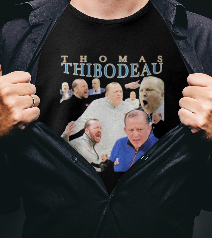 Thomas Thibodeau New York Knicks Coach Passionate Expressions T-Shirt