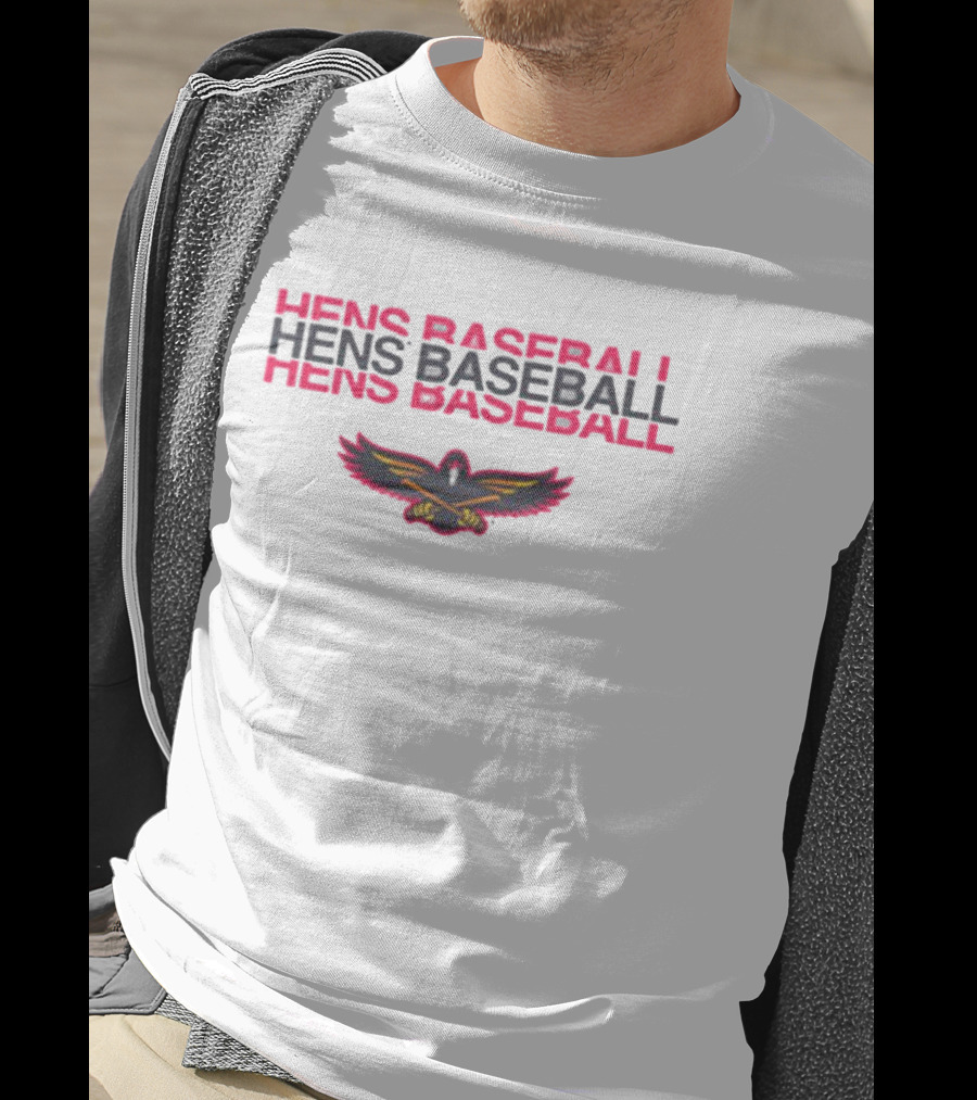 Hens Baseball Toledo Mud Hens Fred Hens Winged Emblem T-Shirt