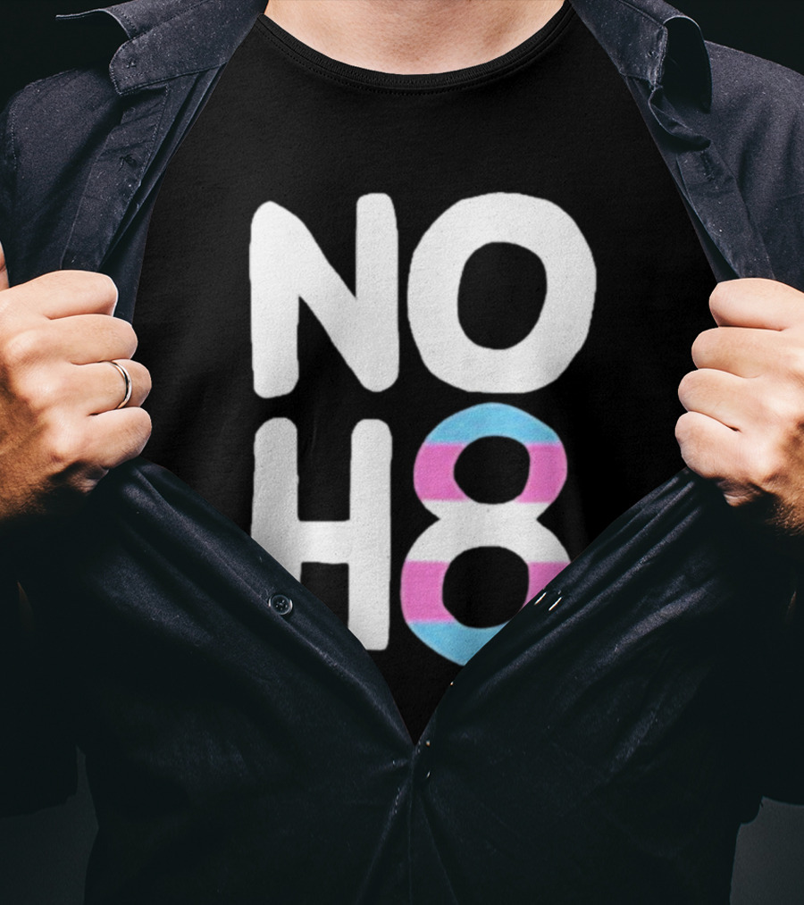 NO H8 Trans Pride Colors T-Shirt