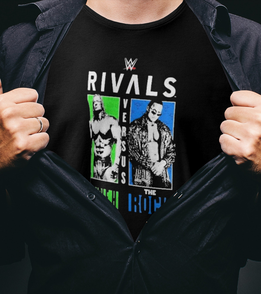 WWE Rivals Triple H Versus The Rock T-Shirt