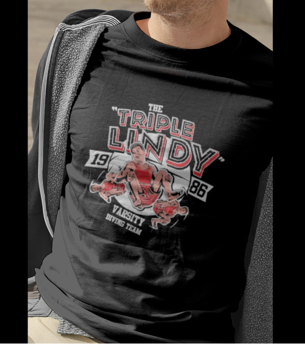 The Triple Lindy 1986 Varsity Diving Team Back To School T-Shirt
