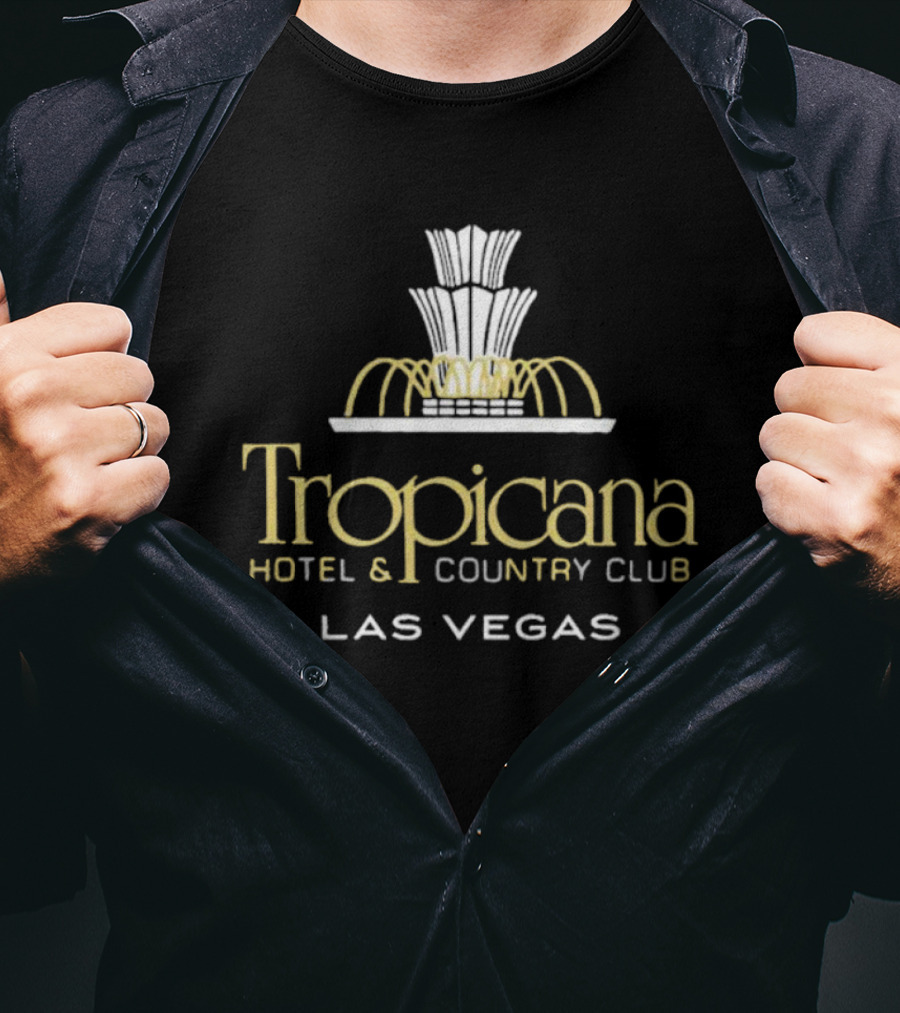 Tropicana Hotel And Country Club Las Vegas Fountain T-Shirt