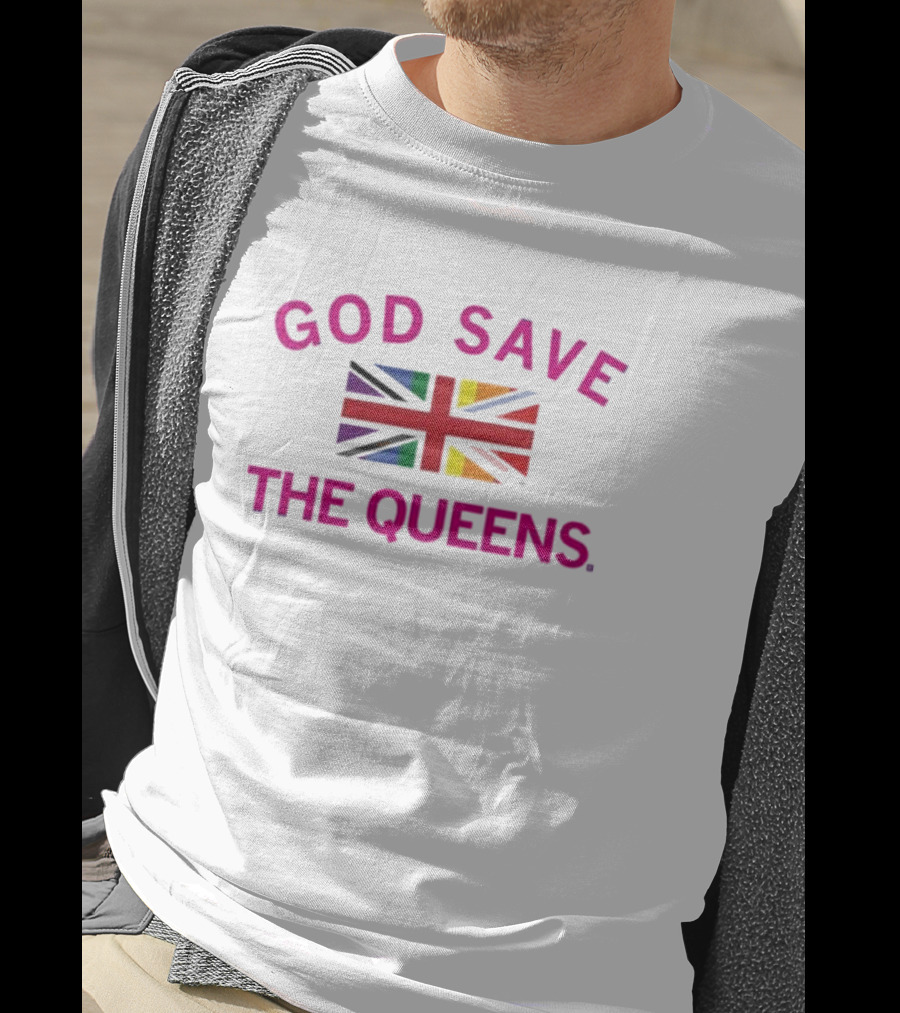 GOD SAVE THE QUEENS Pride Union Jack T-Shirt