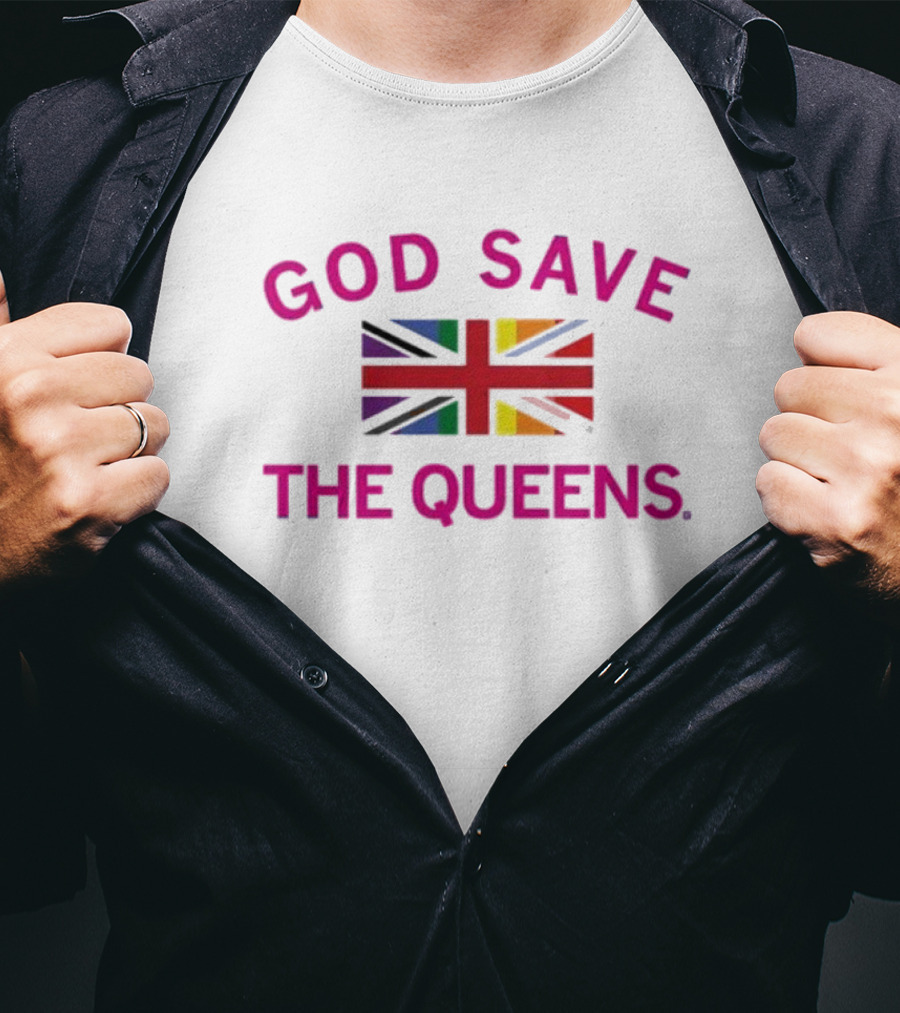 GOD SAVE THE QUEENS Pride Union Jack T-Shirt