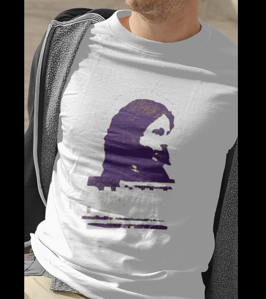 Dansky Purple Silhouette With Stars T-Shirt