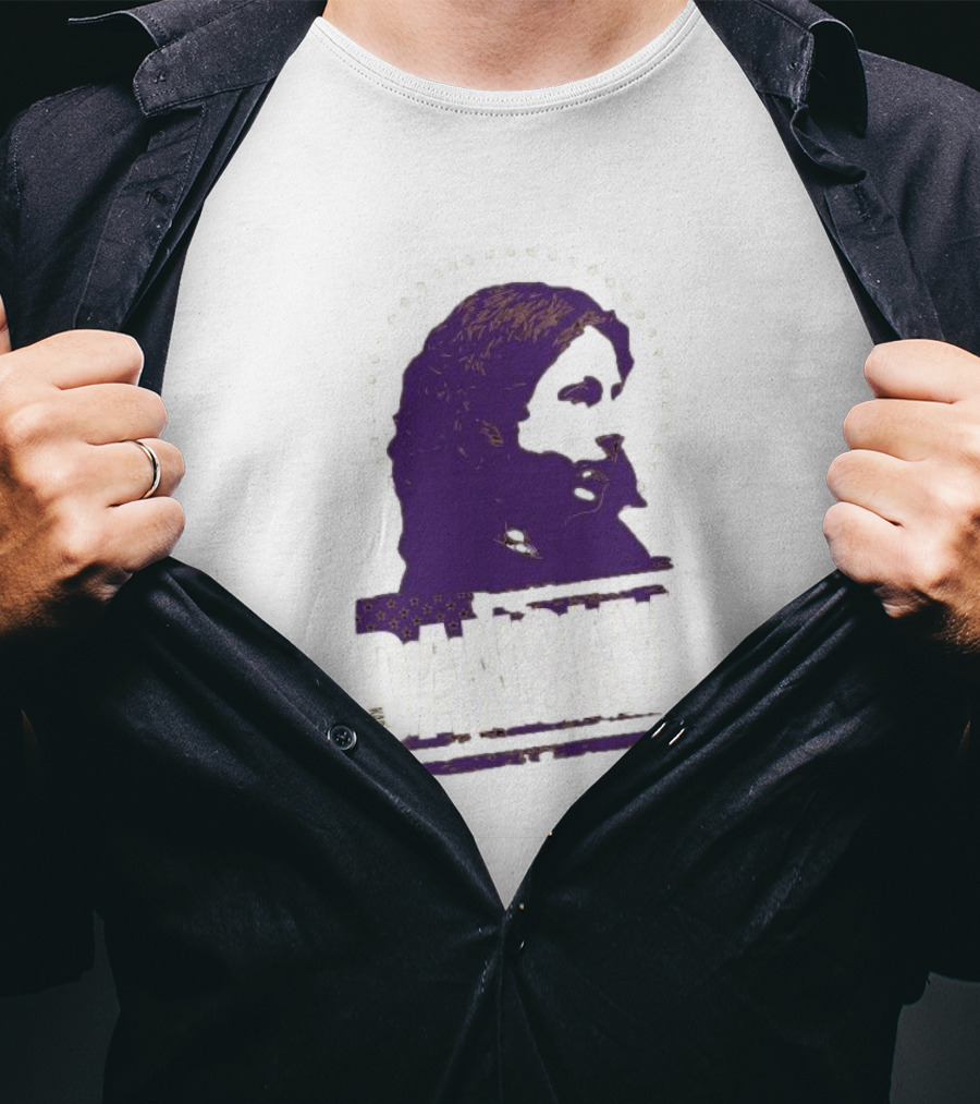 Dansky Purple Silhouette With Stars T-Shirt