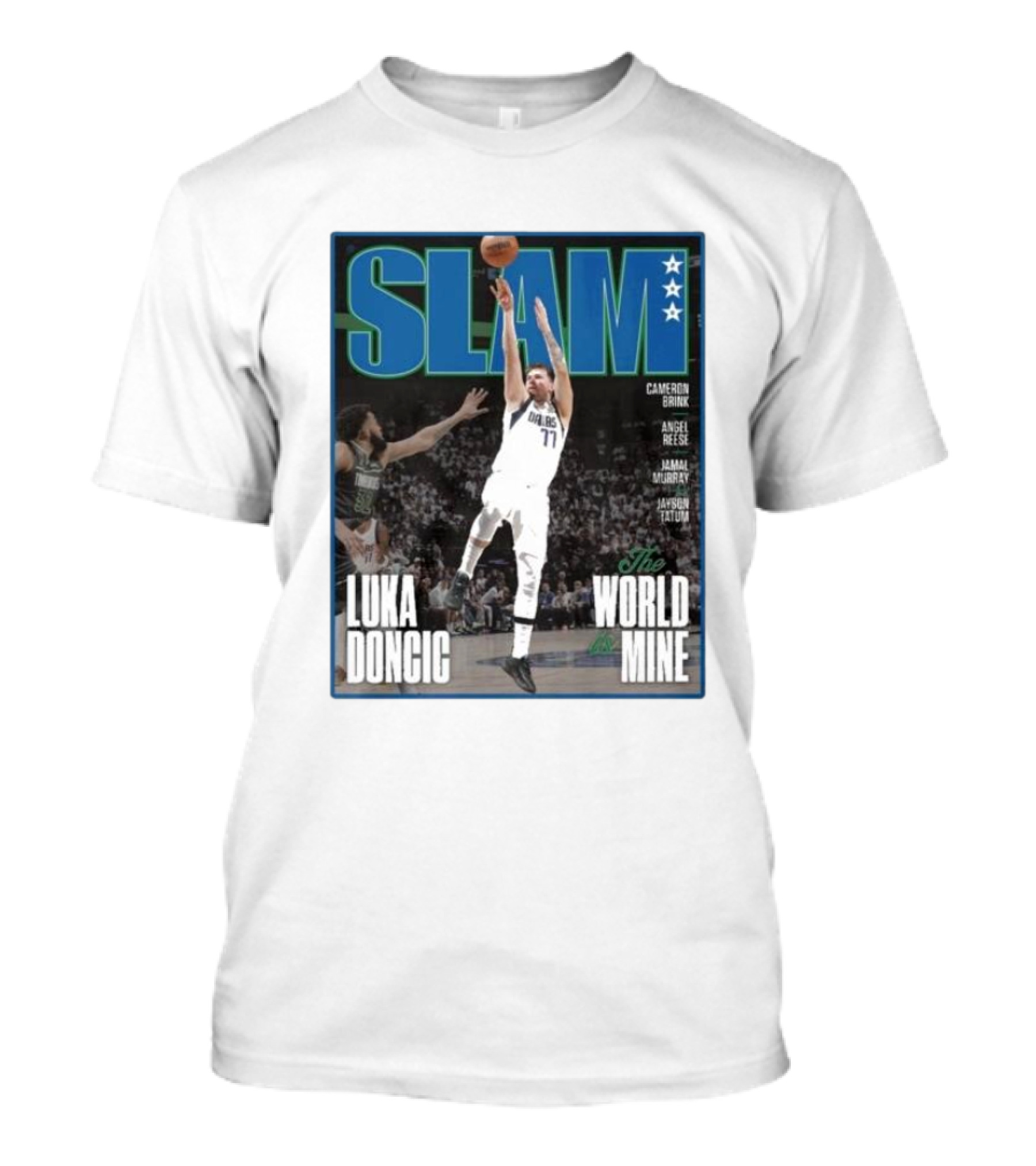 SLAM Luka Doncic The World Is Mine T-Shirt