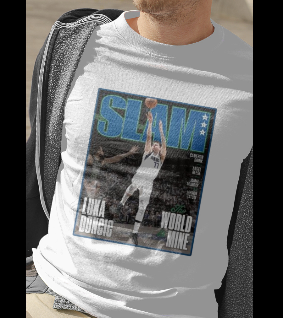SLAM Luka Doncic The World Is Mine T-Shirt