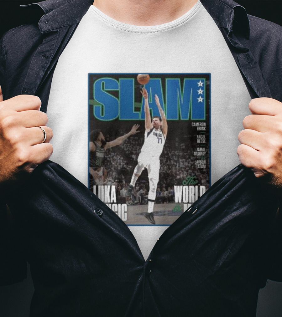 SLAM Luka Doncic The World Is Mine T-Shirt