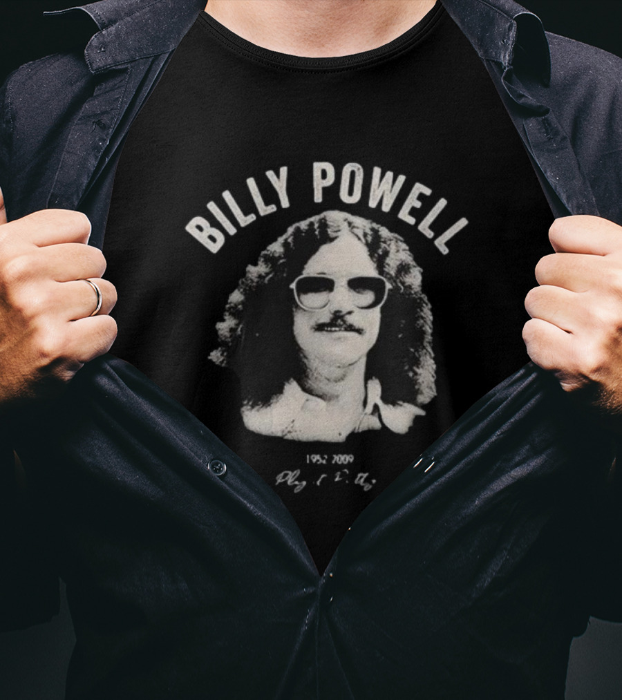 Lynyrd Skynyrd Billy Powell 1952 2009 Retro T-Shirt