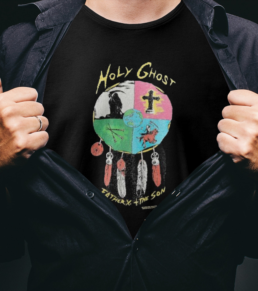 Holy Ghost Father X The Son Dreamcatcher Iconography T-Shirt
