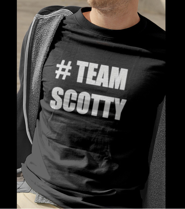 90 Day The Melanated Way Hashtag Team Scotty T-Shirt