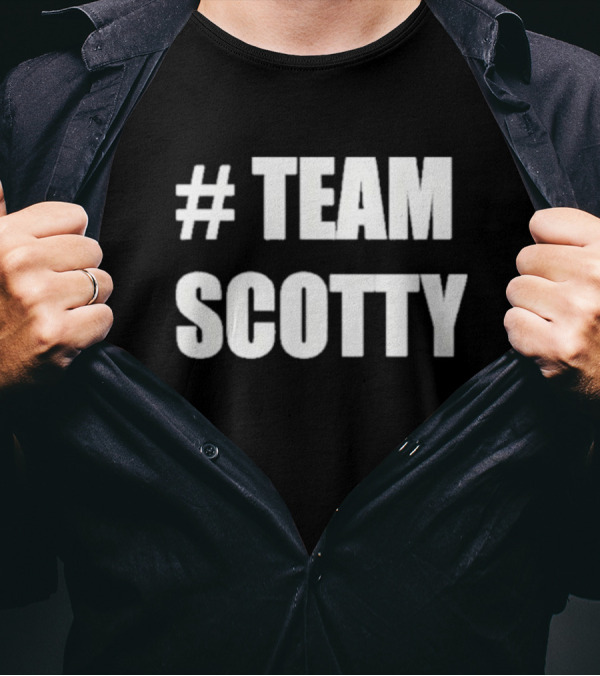 90 Day The Melanated Way Hashtag Team Scotty T-Shirt