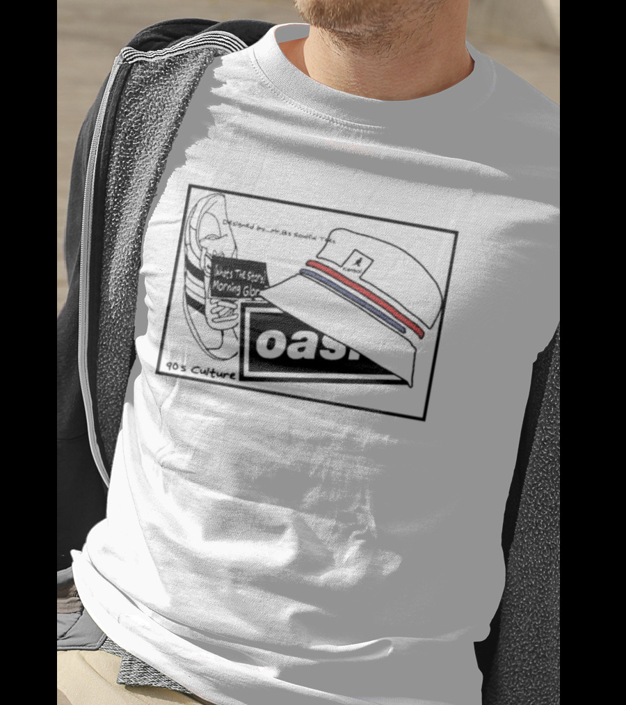 90s Culture Oasis Organic Hat And Boot What's The Story Morning Glory T-Shirt