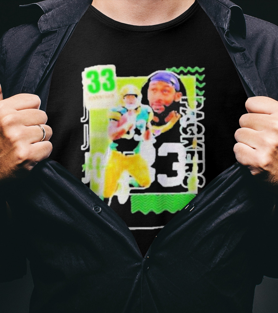Packers Aaron Jones 33 Football Player Running Back T-Shirt