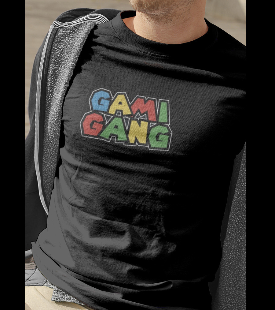 Gami Gang Colorful Block Letters T-Shirt