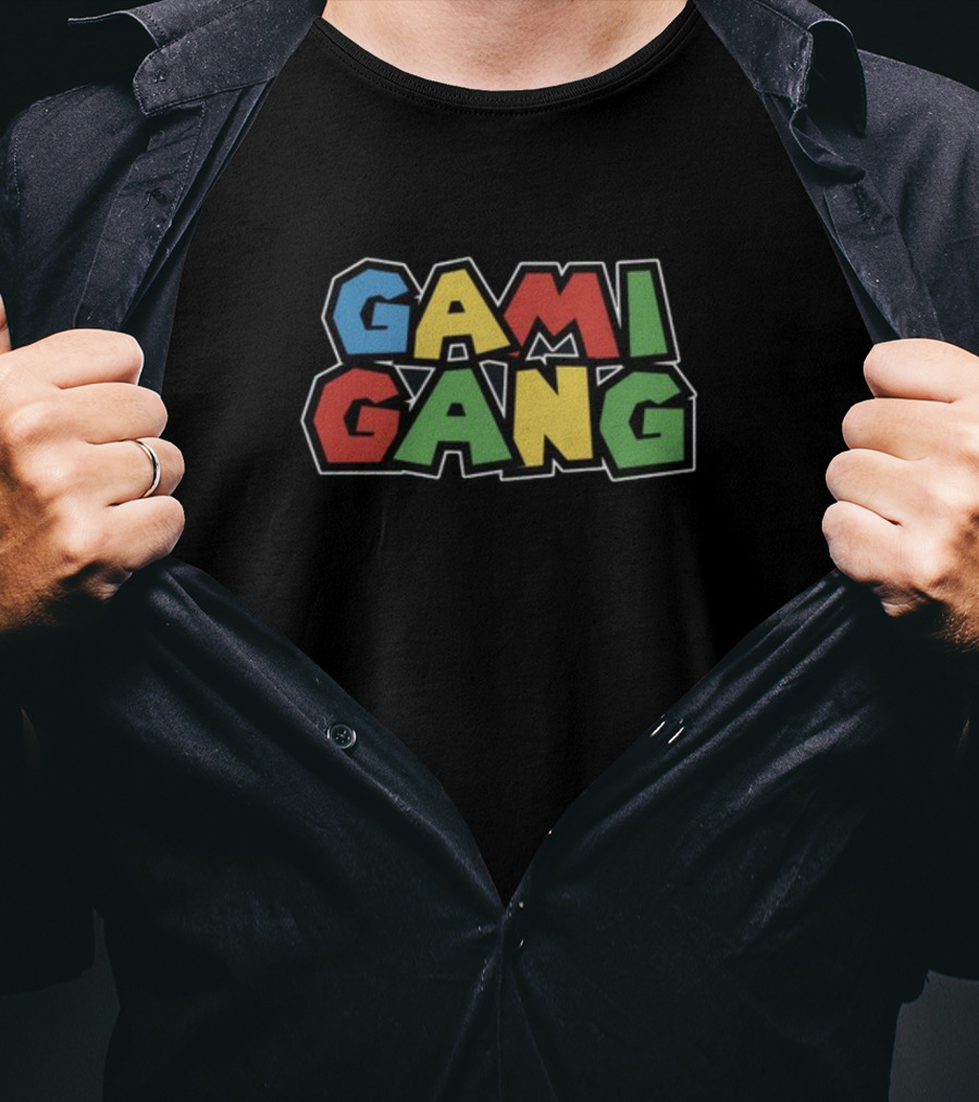 Gami Gang Colorful Block Letters T-Shirt