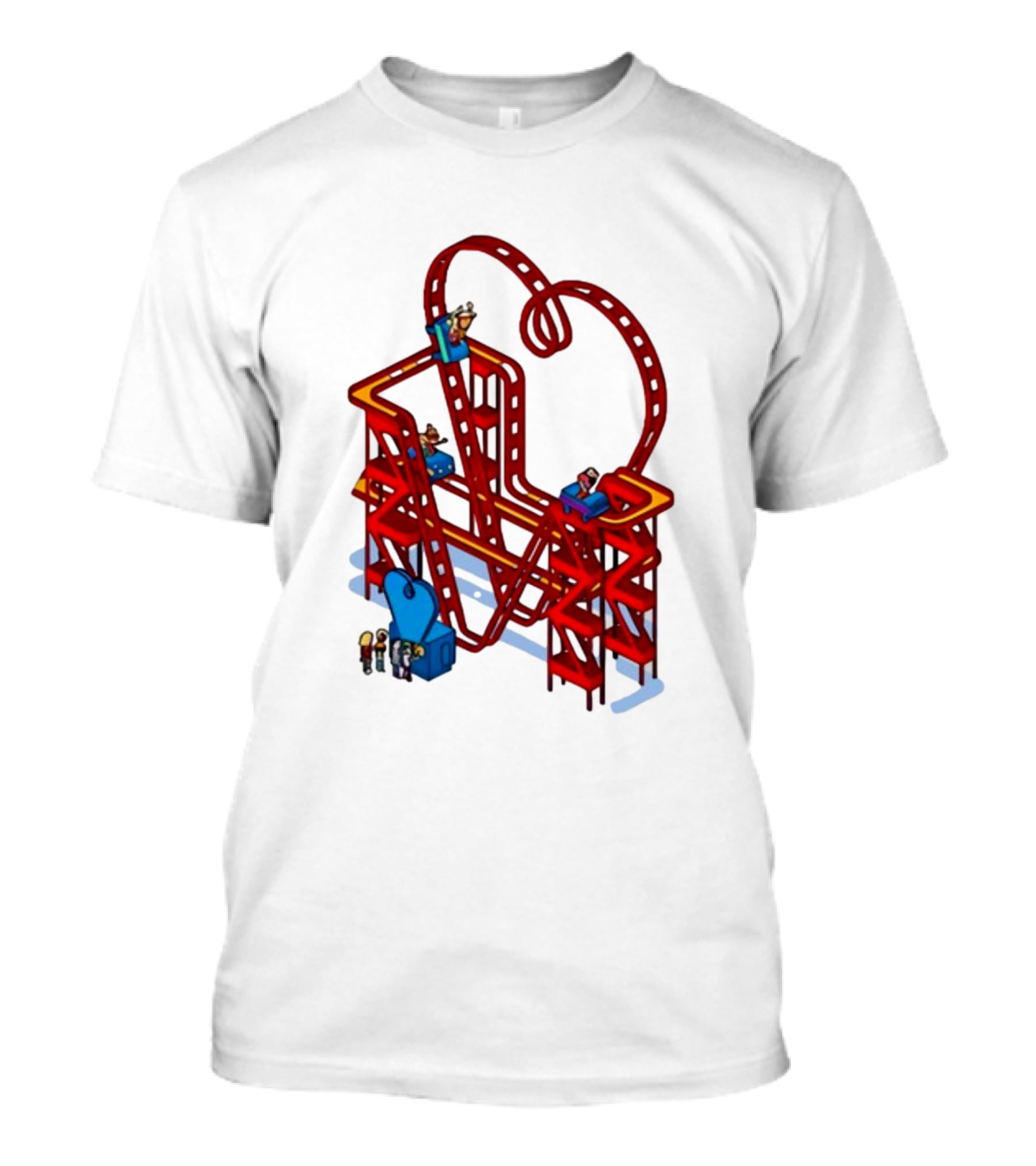 James Marriott Are We There Yet Roller Coaster Construction Fun Adventure T-Shirt