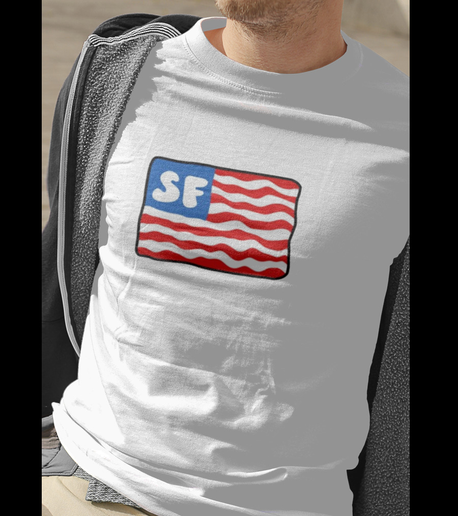 Starfit Americana SF Waves Flag T-Shirt