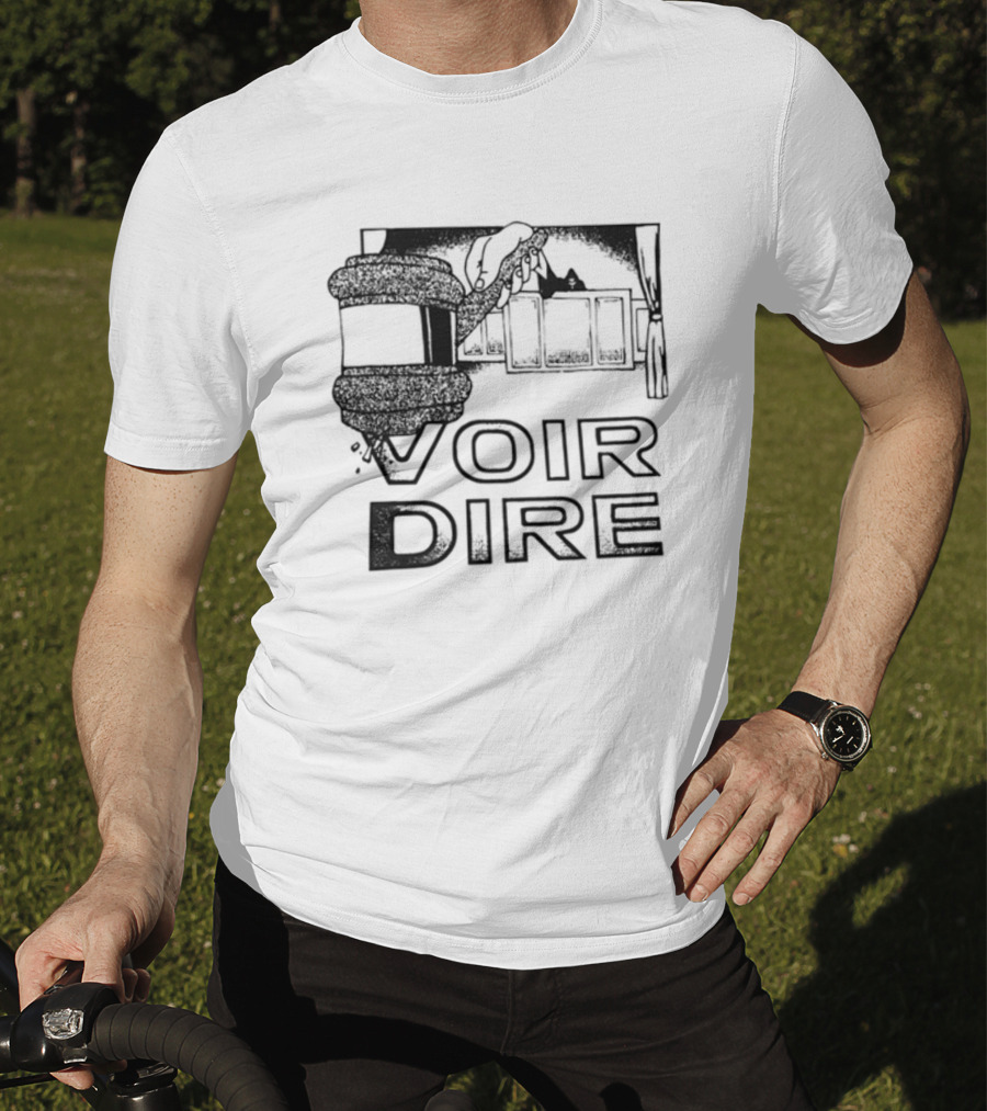 Voir Dire Earl Courtroom Gavel Scene T-Shirt