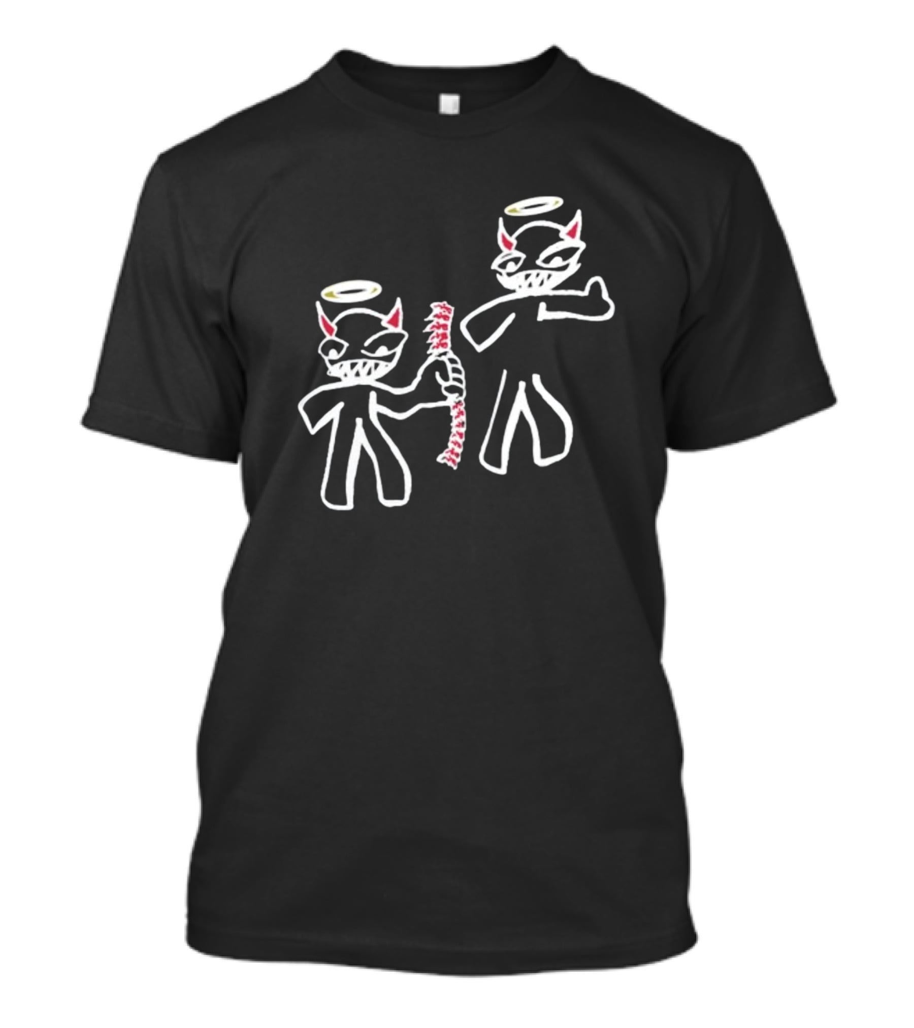 I Always Got Your Back Devil Angel Halo Duo T-Shirt