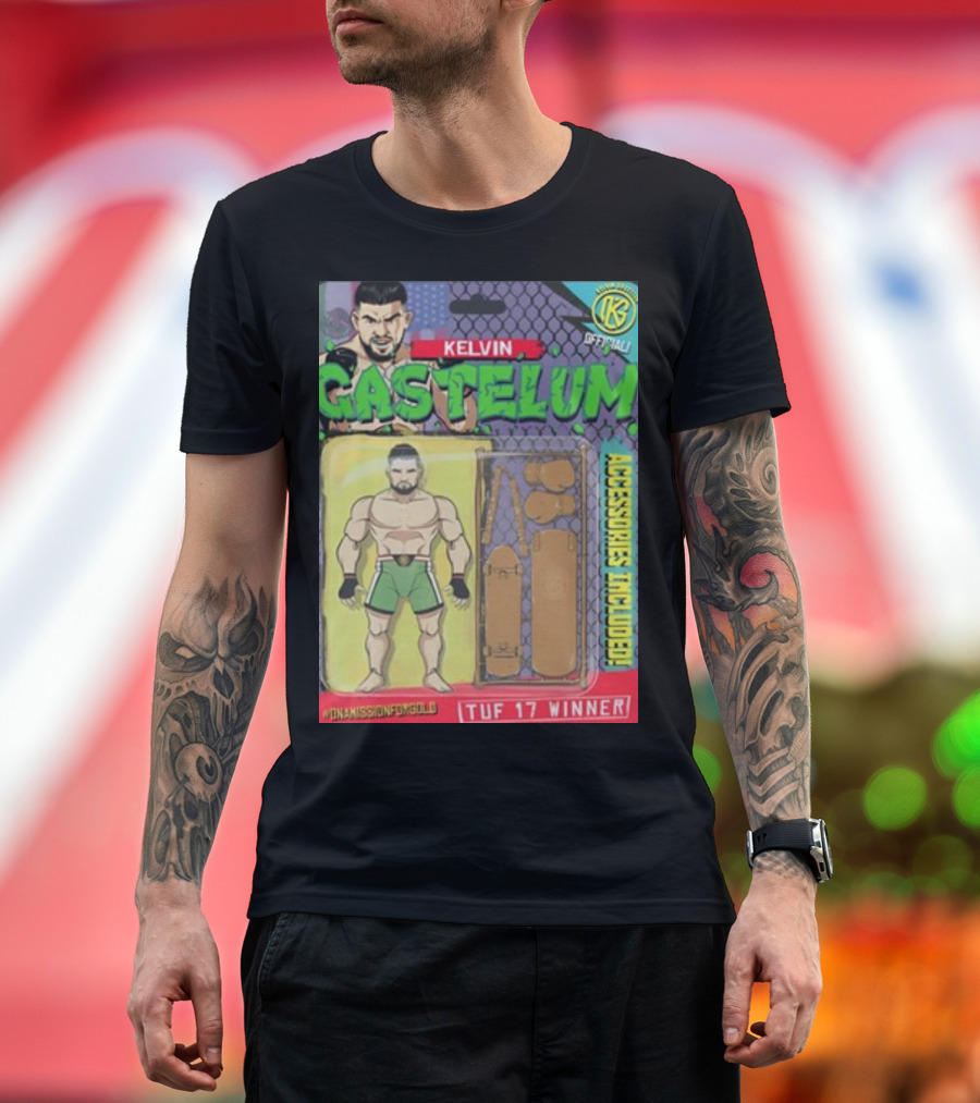 Kelvin Gastelum OnMissionForGold TUF 17 Winner Accessories Included T-Shirt