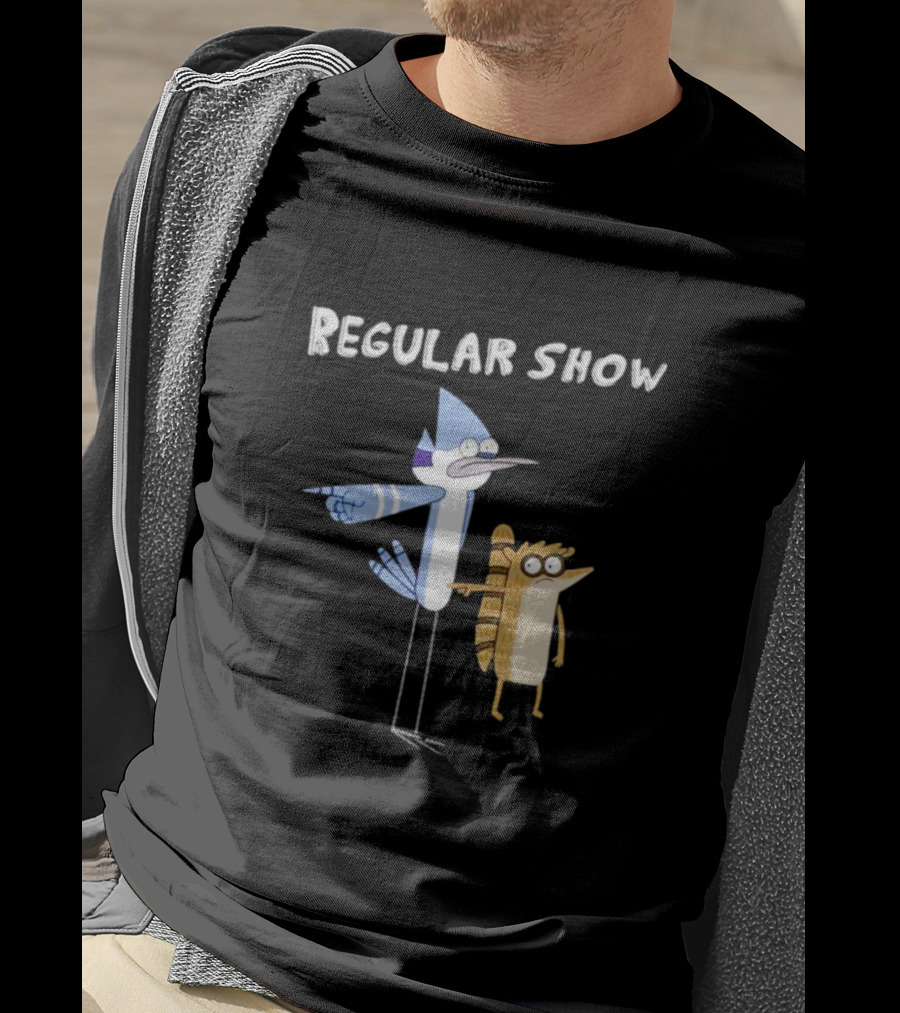 Regular Show Mordecai And Rigby Characters T-Shirt