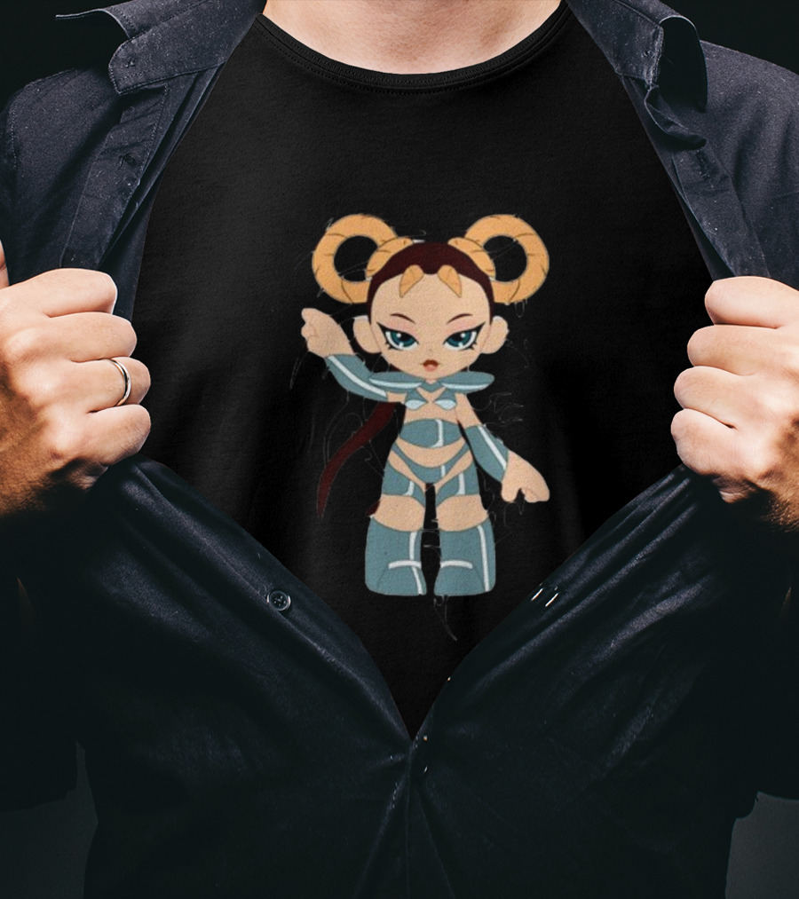 Udiscover Playera Las Eras El Dragón Personaje Chibi Estilo Guerrero T-Shirt