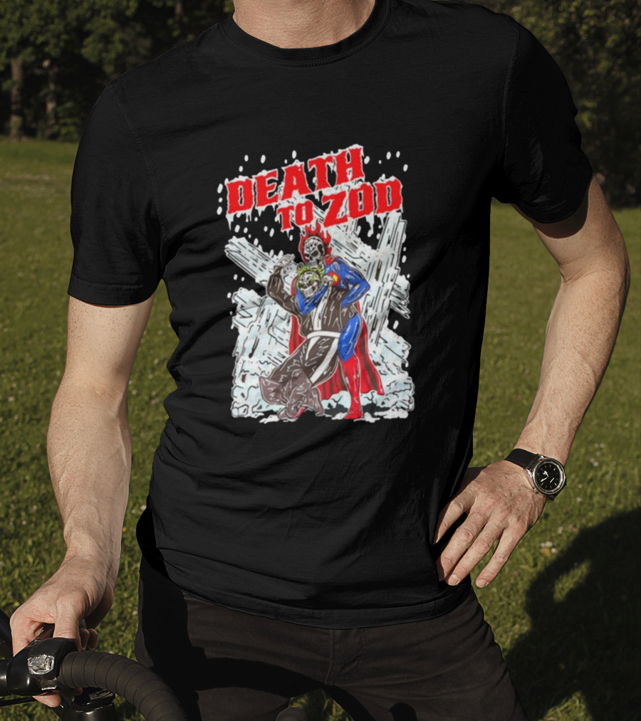 Keon Coleman Death To Zod Superman Parody Heroic T-Shirt