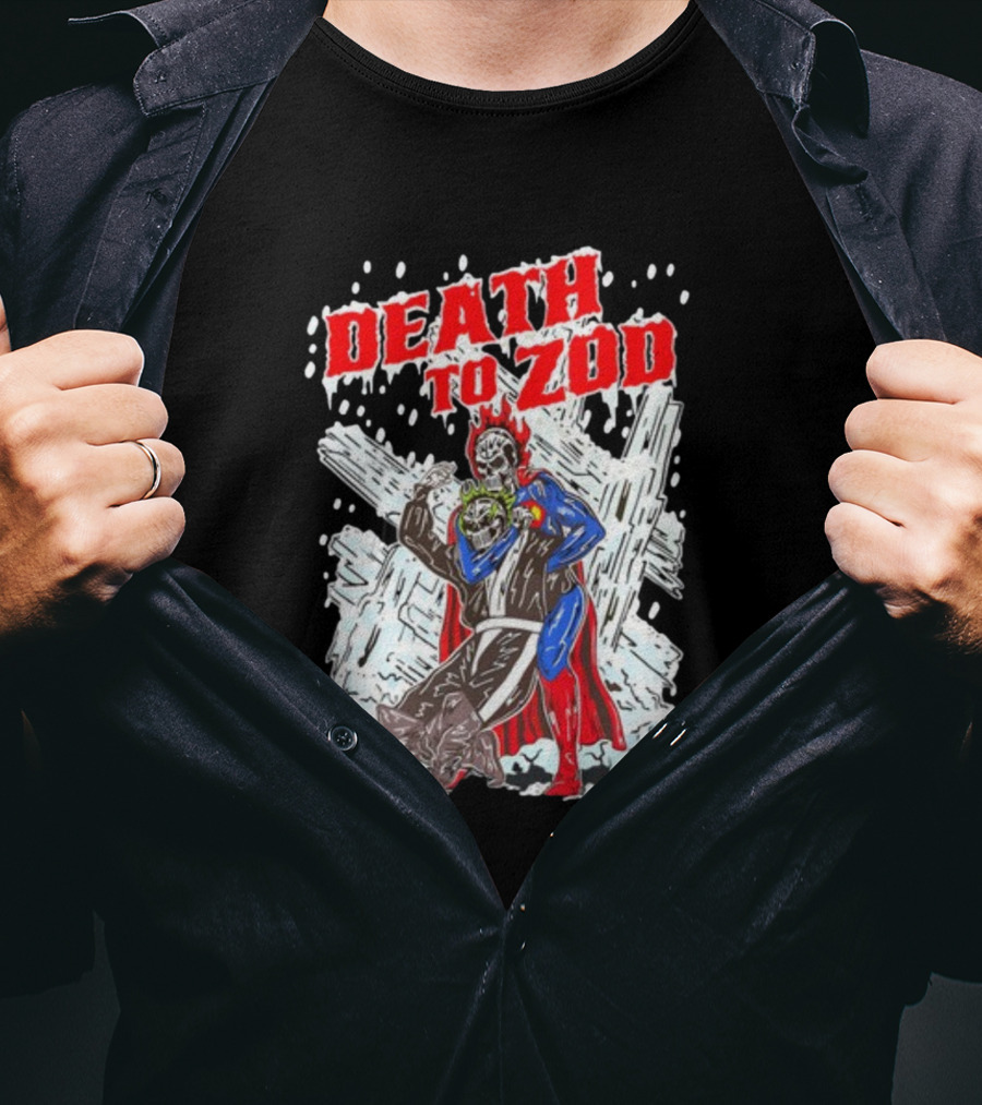 Keon Coleman Death To Zod Superman Parody Heroic T-Shirt