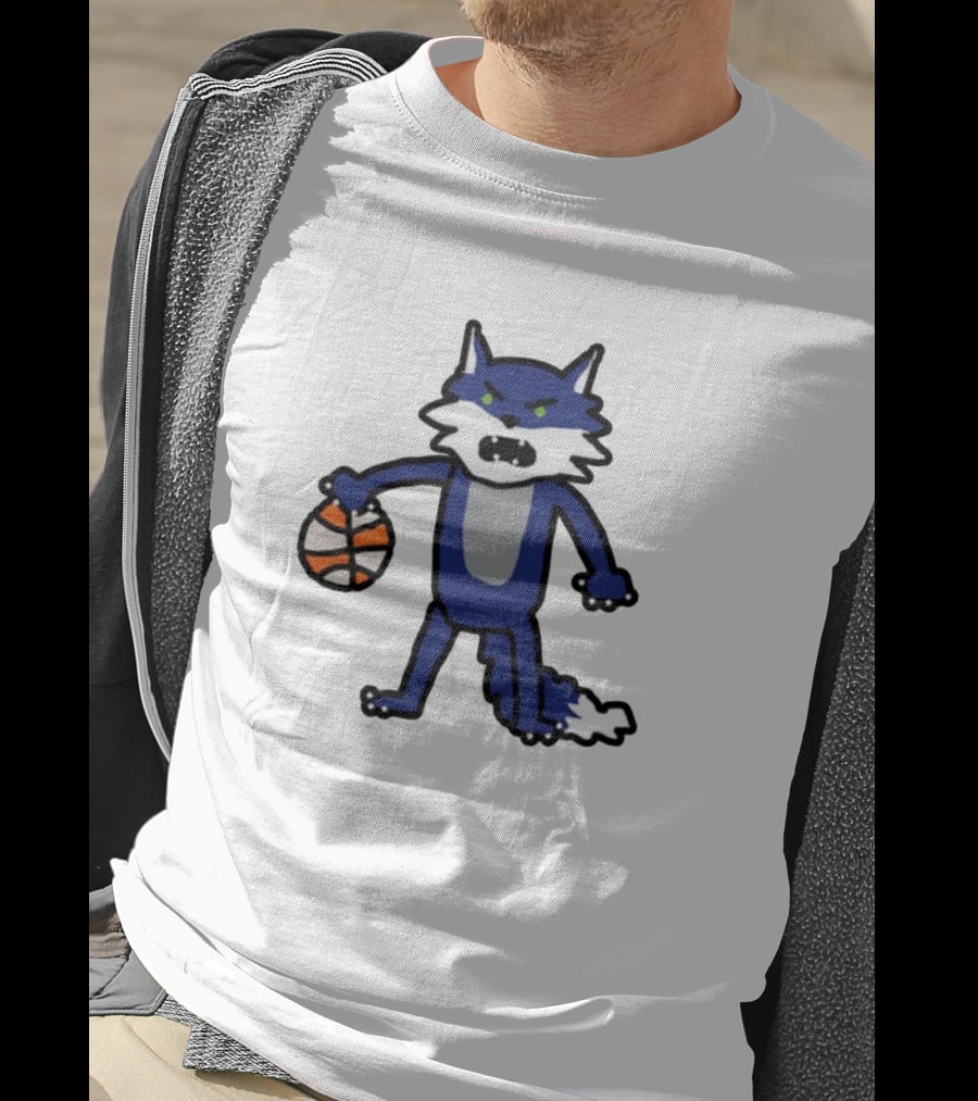 Lynx Paint Night Basketball Wolf T-Shirt