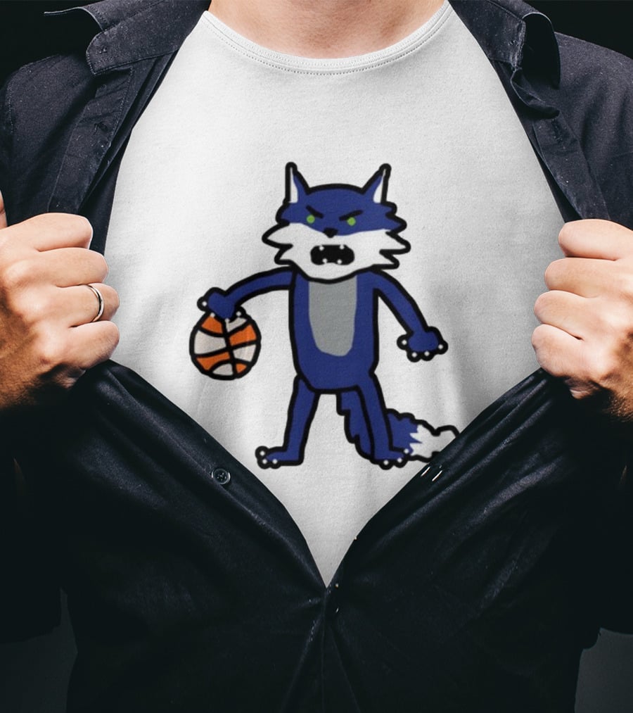 Lynx Paint Night Basketball Wolf T-Shirt