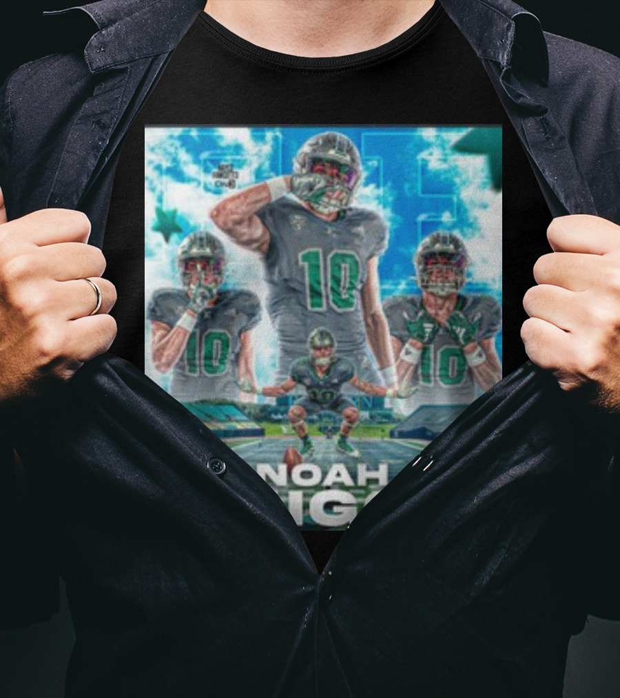 NOAH KNIGGA 10 Football Player On Field Performance Highlights T-Shirt
