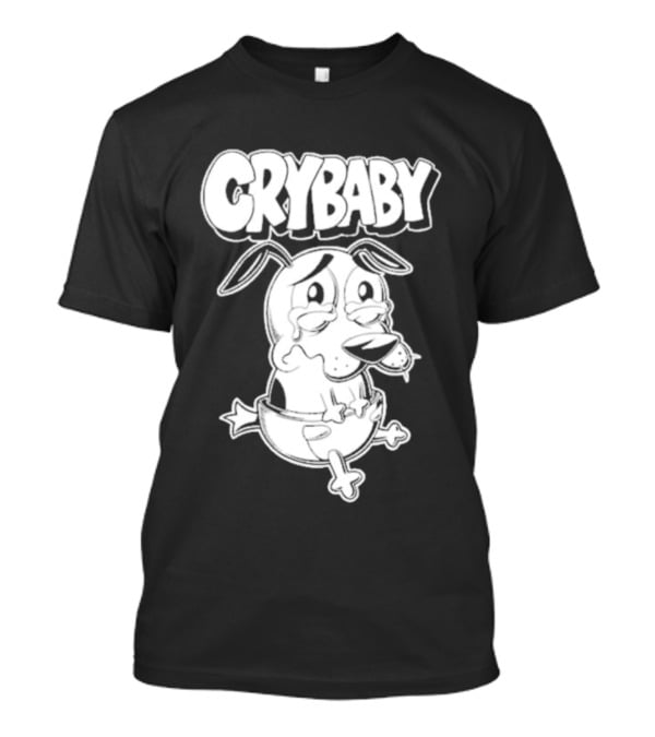 CRYBABY Olafh Ace Tearful Cartoon Dog T-Shirt