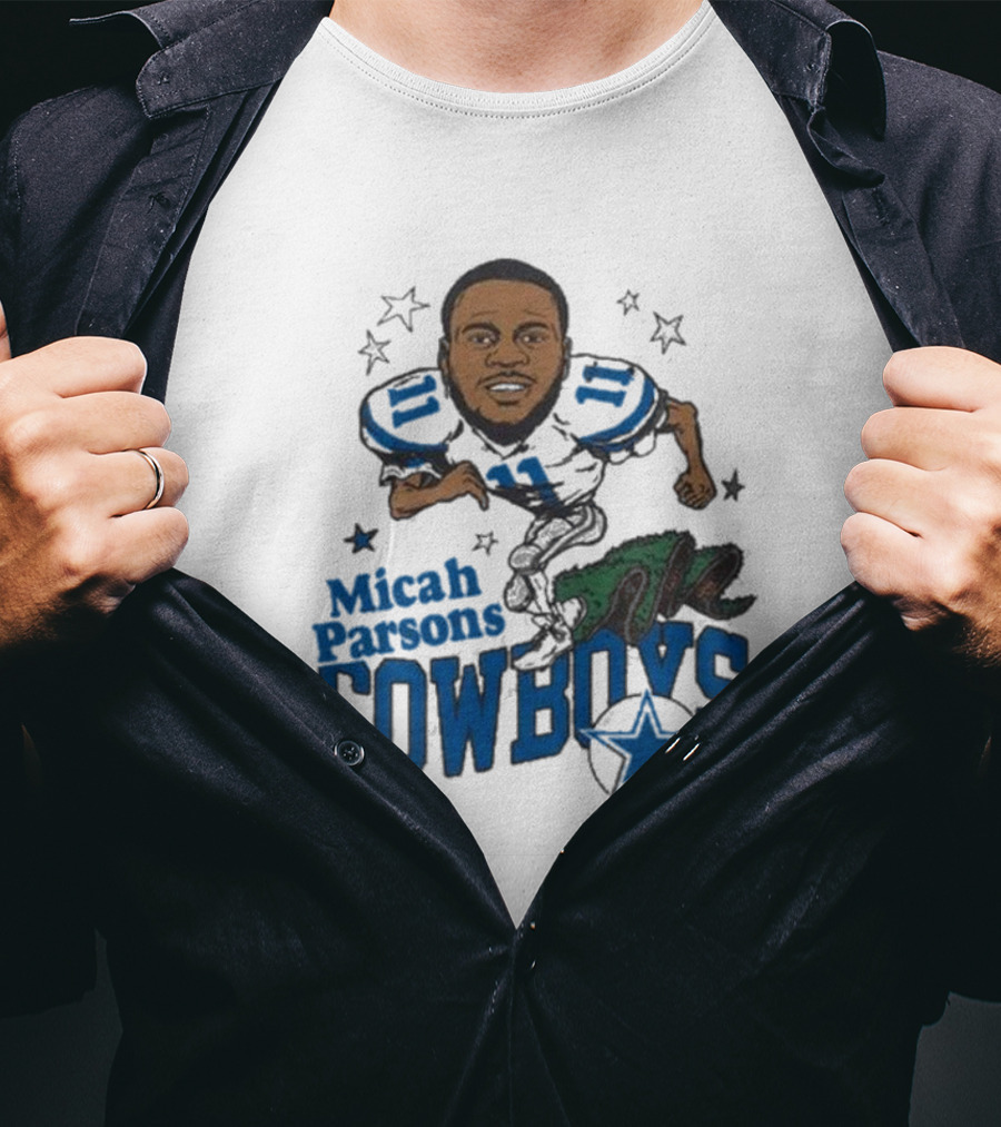 Micah Parsons 11 Dallas Cowboys Star T-Shirt