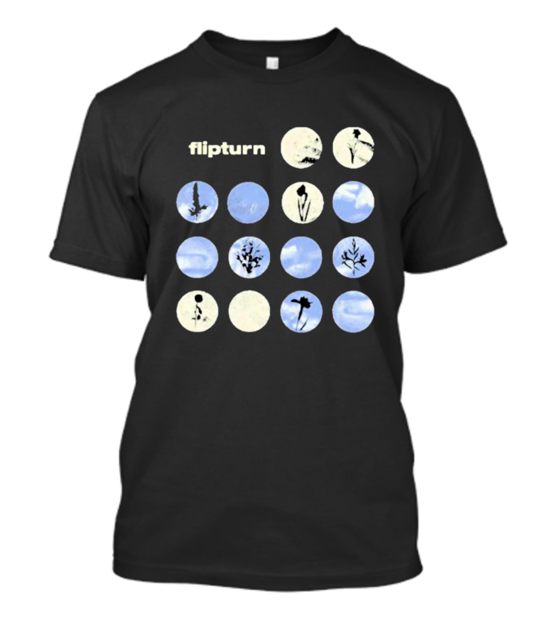 Flipturn Wildflower Sky Circles Botanical T-Shirt