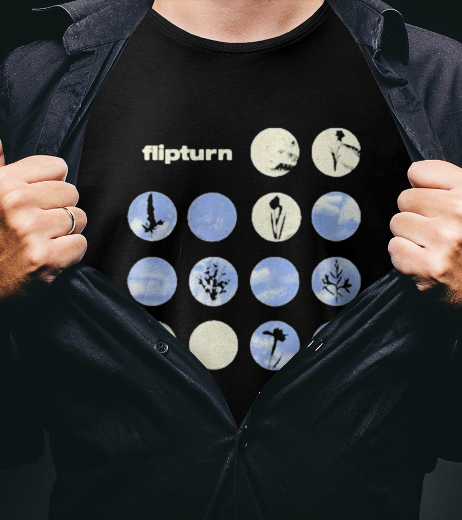 Flipturn Wildflower Sky Circles Botanical T-Shirt