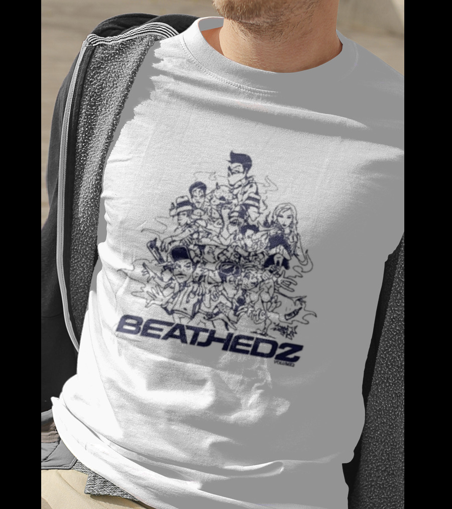 Jase Beathedz Connection 2 Vibrant Characters Doodle T-Shirt