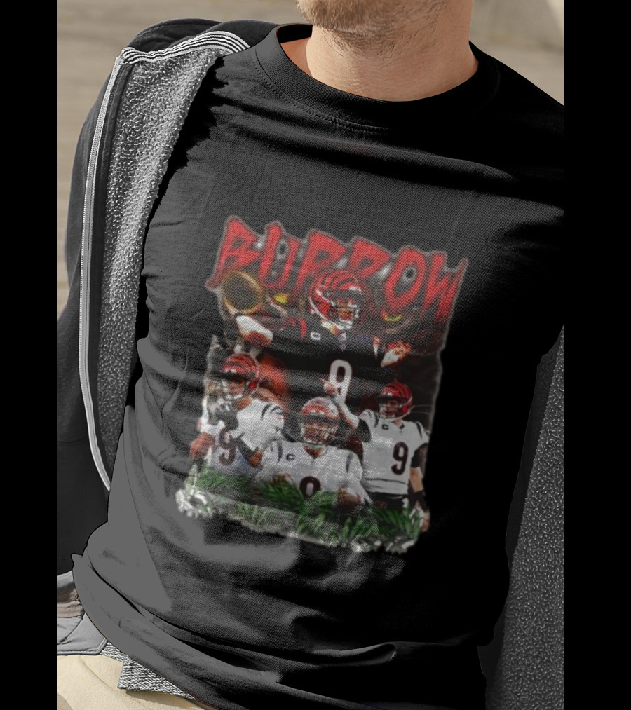 BURROW Bengal Tiger King Football T-Shirt