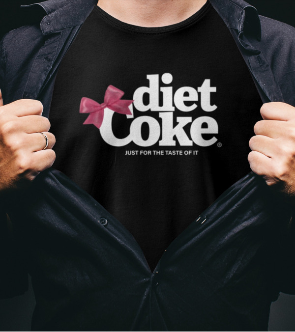 Diet Coke Just For The Taste Of It With Red Bow T-Shirt