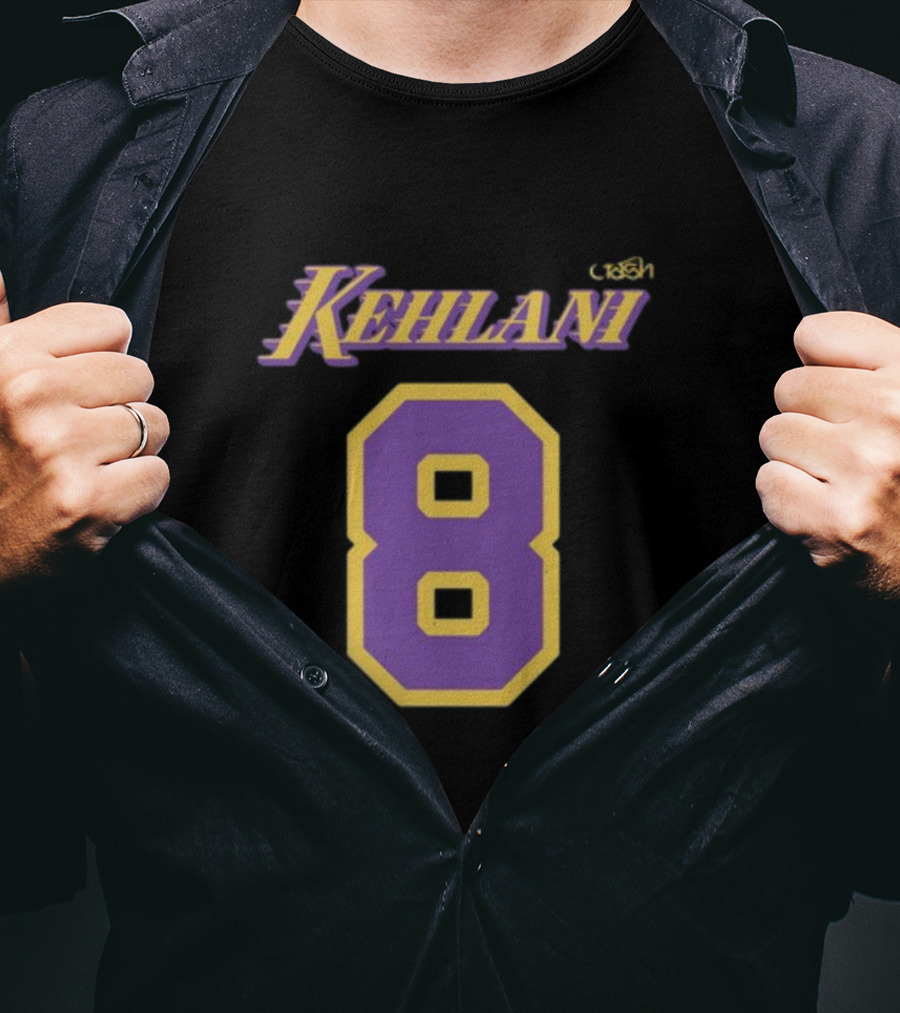Kehlanistore Kehlani Purple Yellow Number 8 T-Shirt