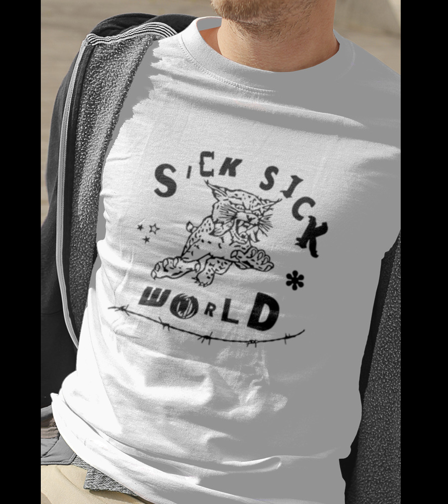 Sick Sick World Lowlvl Tiger Barbed Stars T-Shirt