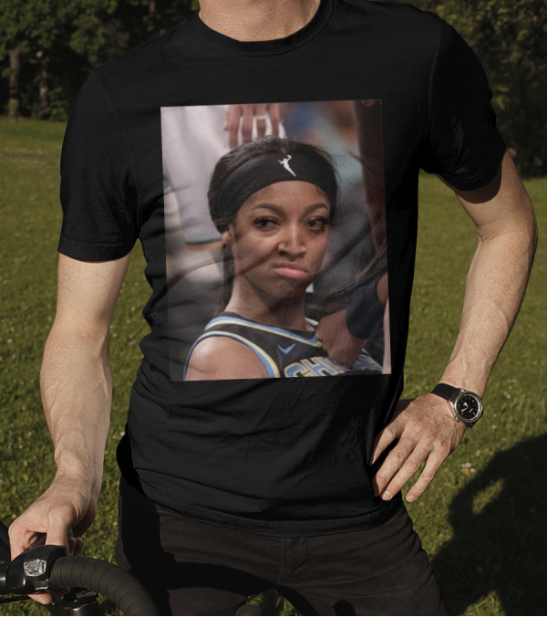 Natalie Esquire Angel Reese I’M A Dawg You Can’T Teach That Basketball Headband T-Shirt