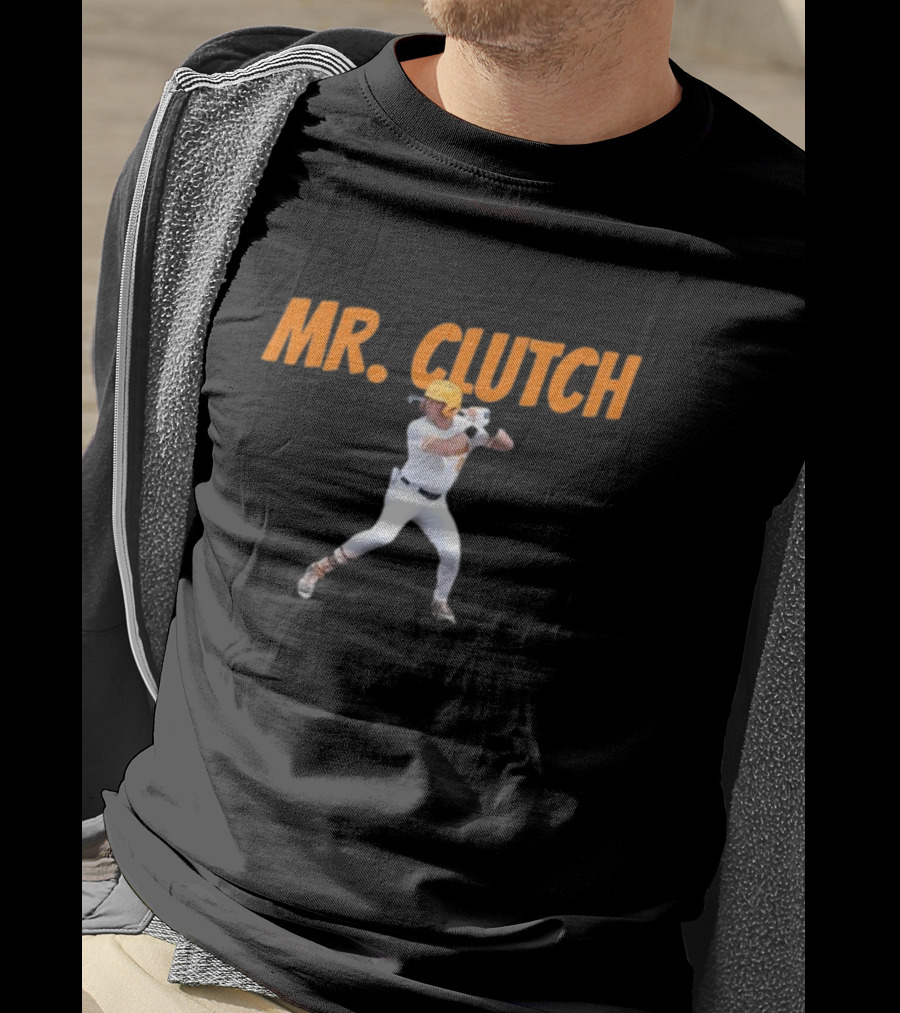 Mr. Clutch Dylan Dreiling Baseball Action T-Shirt