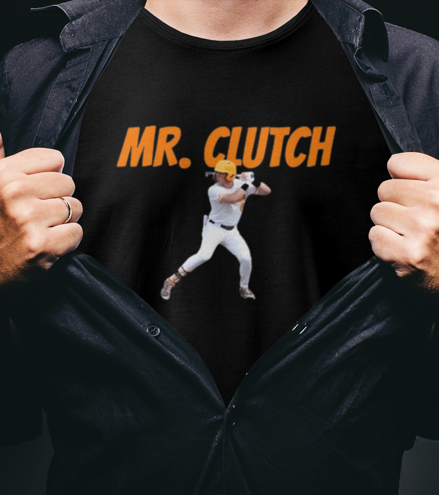 Mr. Clutch Dylan Dreiling Baseball Action T-Shirt