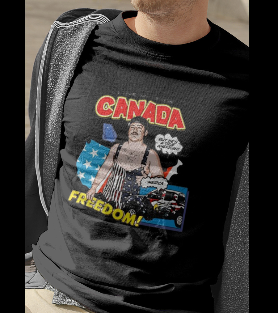 His Name May Be Noah Canada Freedom True American Comic T-Shirt