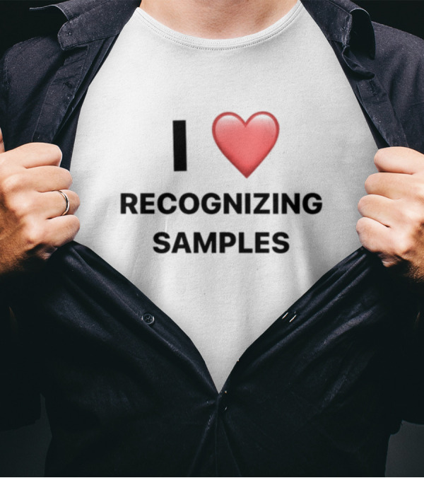 I Love ❤️ Recognizing Samples T-Shirt