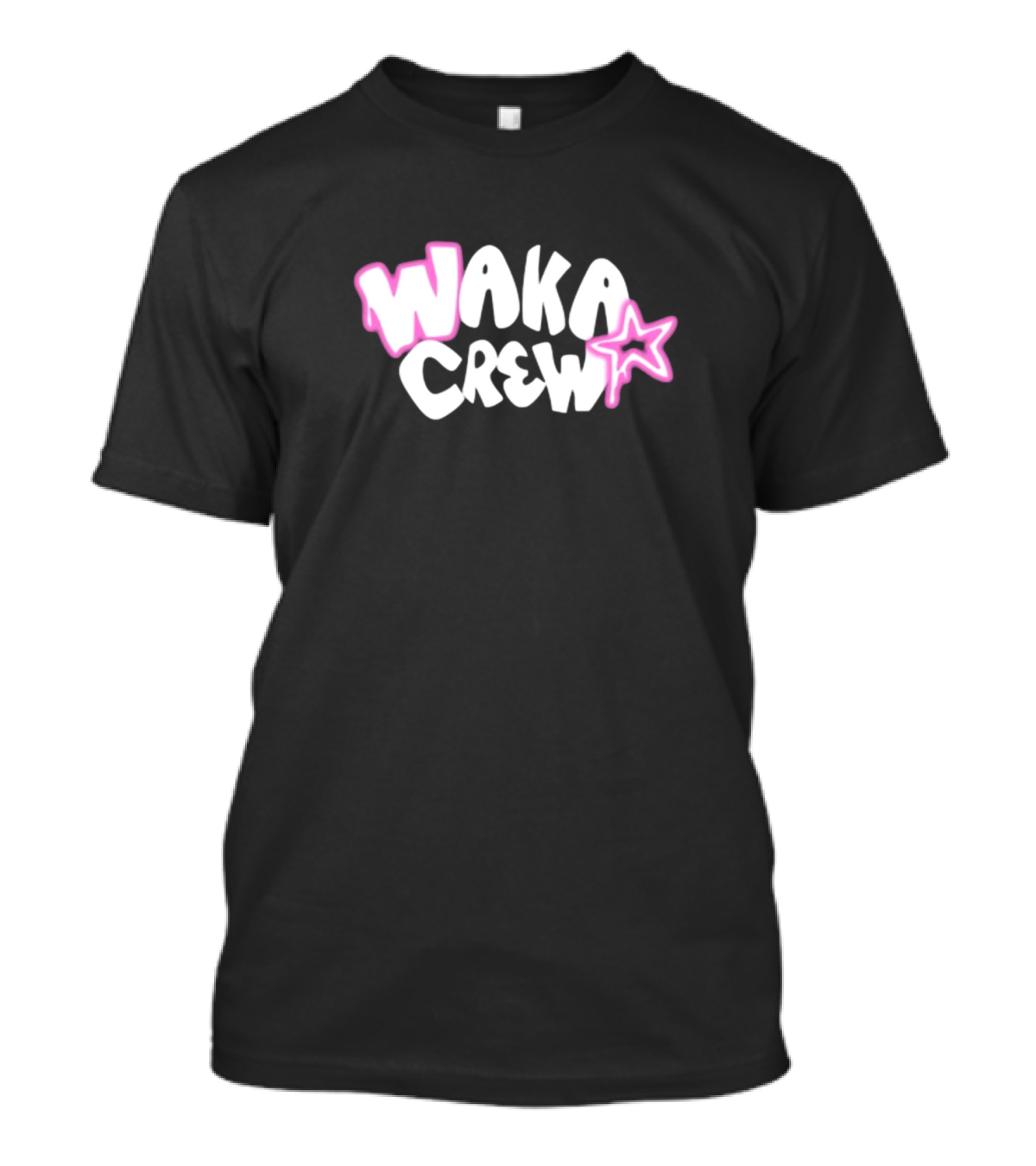Waka Crew Airbrushed Pink Star T-Shirt
