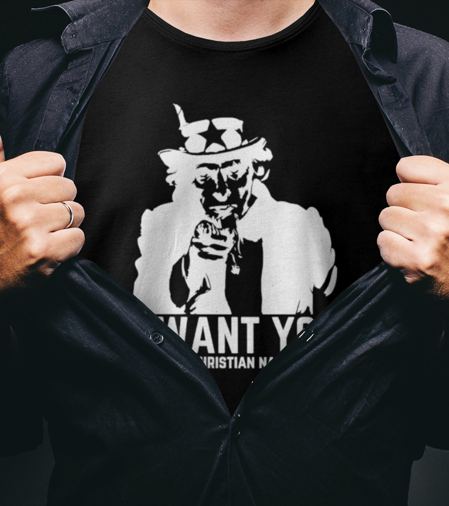 I Want You Uncle Sam To Fight Christian Nationalism T-Shirt